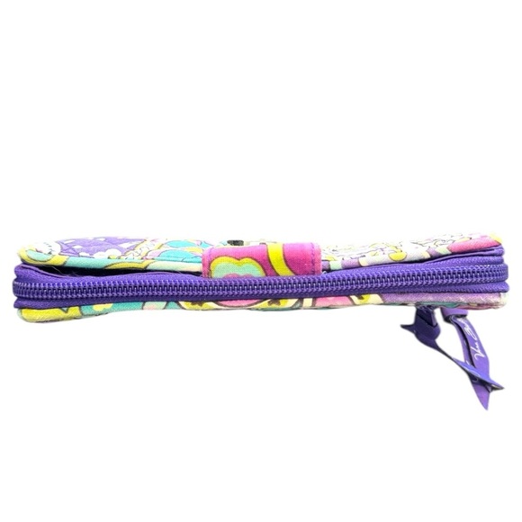 Vera Bradley Purple Floral Zip Wallet – Full Organizer Style – OS - Picture 7 of 13